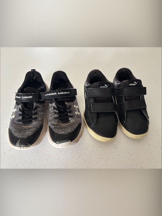 Under Armour Other - 2 pairs boys shoes size youth 2